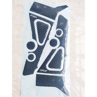 Embossed foot step emblem and ninja r ninja vr ninja ss frame, ninja r body carbon freem emblem
