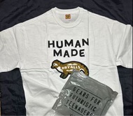 全新優惠現貨不用等 L size human made Japan 麝香貓 貓屎咖啡 logo 短袖tee