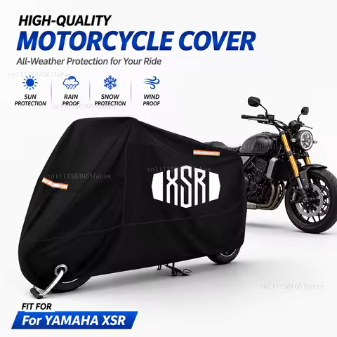 Motorcycle Cover Waterproof Outdoor All Season Dustproof UV Protective Moto Scooter Rain Cover For Y
