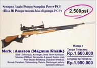 Pomping Amazon 22 70 Magnum Natural dan Teleskop Gamo 3 - 9 x 40 - H