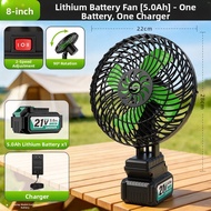 High Power Lithium Battery Electric Fan 21v