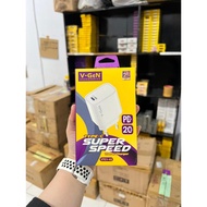 Travel Charger V-GeN VTC1-42 20W Fast Charging QC3.0 PD Type C VGEN