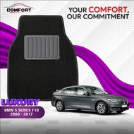 Comfort Luxury BMW 5 Series F10 (2009-2017) Car Floor Mat and Carpet