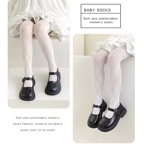 New Mesh Pantyhose Stretch Thin Stocking Anti Insect Breathable Hosiery 0-13Y