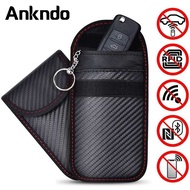 Ankndo Car Key Signal Blocker Case Faraday Cage Fob Pouch Keyless Blocking Bag Car Key Signal Blocke