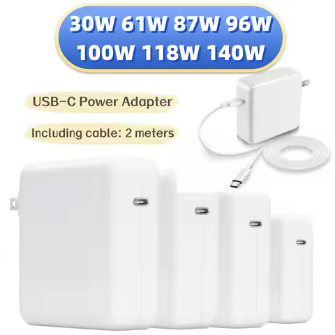 30W 61W 87W 96W 100W 118W 140W Laptop Charger For Apple Macbook Pro 16 15 13 Inch Power Adapter For 