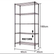 黑色多層收納架 超級承重 鋼架 貨架 平過淘寶