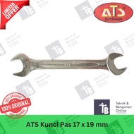 ATS 17mm X 19mm double open end wrench / 17 MM x 19 MM