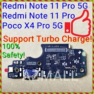 (67W Turbo Charge) NEW ORI Charging Port Board SIM MIC Ribbon Xiaomi Redmi Note 11 Pro / Poco X4 Pro 5G (ORIGINAL Grade)