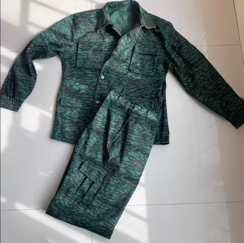 Côte d'Ivoire Camouflage Uniform Green Snake Include Jacket Pants