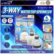 A-TECH™ 3 Way Water Tap Srinkle Anti-Splash