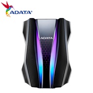 Lunmao ADATA ไดรฟ์ภายนอก3.2 HDD 1TB 2TB หน่วยความจำพร้อม RGB ฮาร์ดดิสก์ยูเอสบีแบบพกพาสำหรับฮาร์ดดิสก