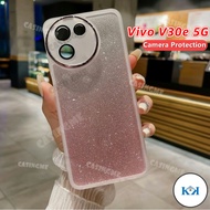 KK Vivo V30e 5G 2024 Soft Silicone Transparent Bling Glitter Casing For Vivo V30e V30 E VivoV30e V 3