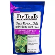 Dr. Teal’s Foot Care Therapy Pure Epsom Salt with Cooling Peppermint 909g,Foot Care Zover