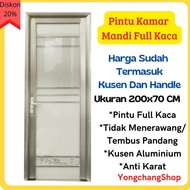 JP Pintu Kamar Mandi/Pintu Kamar/Pintu Kaca/Pintu Aluminium/Pintu