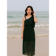 Pass Eva de Eva green chiffon maxi dress size S