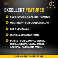 [ GAMING PC BUILD - ALPHA ] AMD RYZEN 7 5700G RGB Desktop | Radeon Graphics | Ready To Use | High