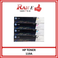 [ORIGINAL] HP 119A Black Cyan Magenta Yellow Toner Cartridge W2090A W2091A W2092A W2093A