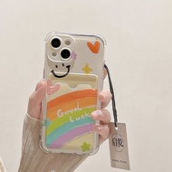 Rainbow Graffiti Smiley Face Case Sansungs24 Ultra S24 Fe S24 Ultra S23 Fe S20 Fe S24 Plus S24 Fe S2