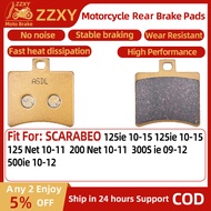 1 Pair Motorcycle Rear Brake Pad For SCARABEO 125ie 10-15 125 Net 10-11 200ie 10-15 200 Net 10-11 30