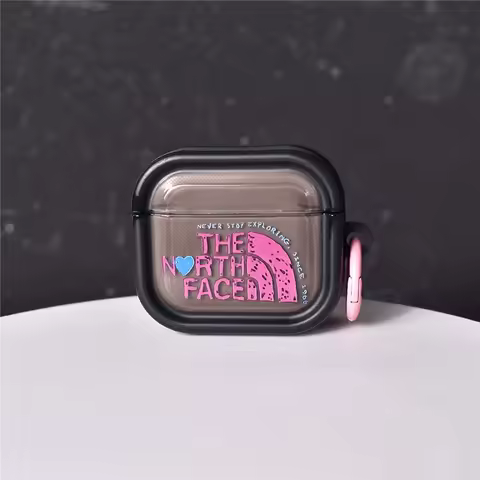 Trendy Pink Protective Case Wireless Bluetooth Earphones For Airpods Personalized Shell Cover Portab