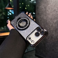 Đa Chức Năng Chống Sốc Ốp điện thoại cho Iphone 17 Pro Max 17 Pro Mạ Điện Với giấy lấp lánh Thiết kế