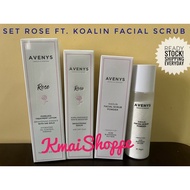 Set Rose Kaolin Facial Scrub Avenys Set Jeragat