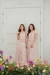 Daisy By Daisy Trio Blossom Set ชุดเซตลายดอก เสื้อสายเดี่ยวลายดอก กระโปรงยาวลายดอก