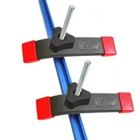 T Track Hold-Down Clamp 300-800MM Woodworking Chute Rail T-track T-slot Miter Track Jig T Screw Fixt