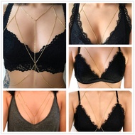 Gold chain necklace, gold body chain, gold chain jewelry, chain necklace, body chain, fashionable go