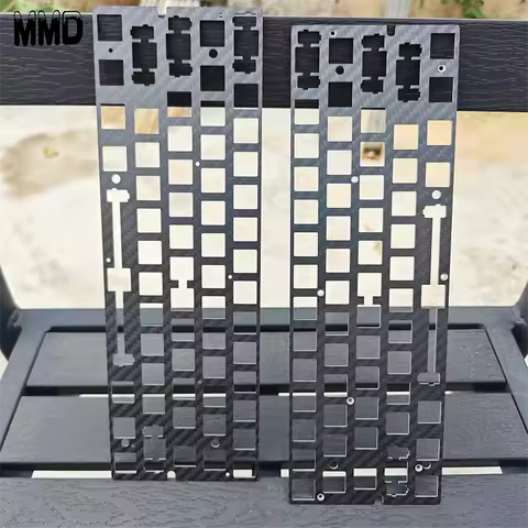 MMD Wooting 60HE Positioning Plate Carbon Fiber Compatible with GH60 Custom Modification DIY Keyboar