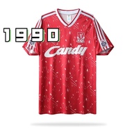 90 Liverpool home retro short-sleeved jersey S-XXL casual sports football shirt jersey AAA