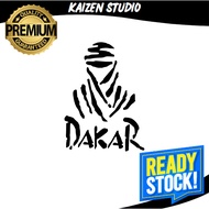 KAIZEN STUDIO Dakar Rally Car Kereta Travel Outdoor Oracal Cutting Vinyl Sticker