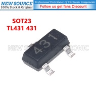 [10-50pcs] TL431 431 SOT23 SMD Voltage Regulator IC Chipset New Source