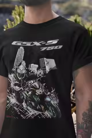 61@EY S.uzuki GSX-S750 T Shirt Apex Predator Streetfighter Motorcycle Tee Inline Four Rider Top For 