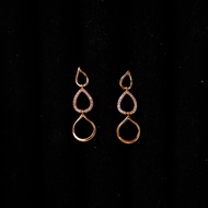 18k Gold Plated Long Earrings Party Gold Drop Earring