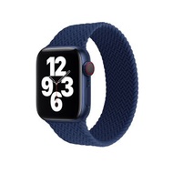 COTEETCI BRAIDED LOOP WATCHBAND SIZE S (สาย APPLE WATCH 9 / 8 / 7 / 6 / 5 / 4 / 3 / 2 / 1 / SE 1 / SE 2 / ULTRA 1 / ULTRA 2 ขนาด 42 / 44 / 45 / 49MM)-BLUE (น้ำเงิน)