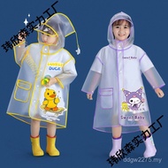 Hat Brim Raincoat Children Cartoon Poncho Raincoat Baby Children Waterproof Rainy Day Raincoat Cute 