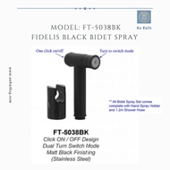 Fidelis Black Bidet spray FT-5038BK