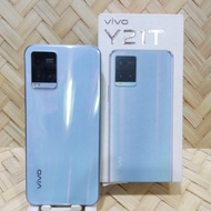 Vivo Y21T 6/128Gb Handphone Second Seken Bekas Fullset Batangan Original