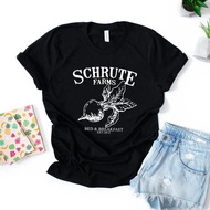 COD Schrute Farms Shirt Summer Casual Schrute Farms Bed and Breakfast Plus Size Women T-shirt Funny 