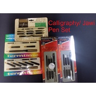 Antique Calligraphy Pen And Nib Set (Khat) From ENGLAND