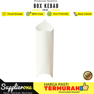 Bungkus Kebab 50PCS Kemasan Kebab Box Kebab Dus Kebab Dus Kemasan Kebab Kotak Kebab