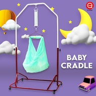 (READY STOCK) New Design Baby Cradle/ Baby Spring Cot Stand / Buaian Bayi / Buai Baby/ Buai Baby / A