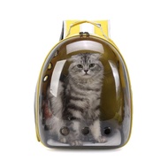 🚓Cat Diaper Bag Transparent Bag Backpack Dog Diaper Bag Side Open Large Capacity Portable Space Capsule Breathable Unive