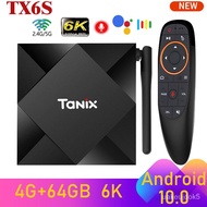 NEW Tanix TX6S Smart TV BOX Allwinner H616 Android 10.0 4GB 32GB 64GB Dual Wifi 4K 6K BT HD Media Player 2G8G Set Top Bo