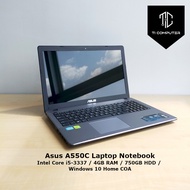 Asus A550C Intel Core i5-3337 4GB RAM 750GB HDD Laptop Notebook (Refurbished)