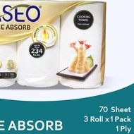 Paseo Kitchen Towel Roll Tissue Bundle 3 Rolls