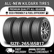 Mega Deal KILOMAX 265/65R17 - 4pcs Universal Tires with Noise Reduction, Reinforced Bundle, Great Sa