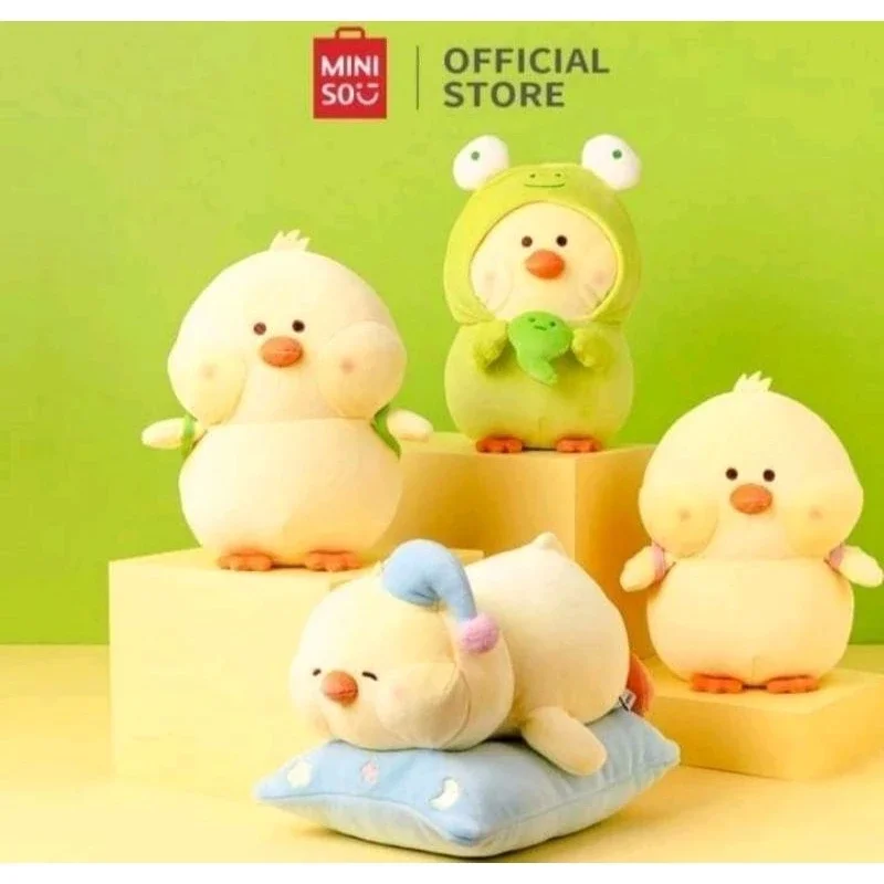 Boneka Anak Ayam Miniso Gemoy Menggemaskan - Boneka Viral MINISO 23cm